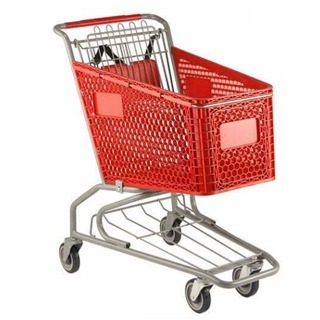 Panier d’épicerie en plastique – Chariot de magasinage – Drakkar International